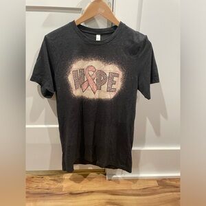 Canva TShirt HOPE PINK  cancer awareness shirt